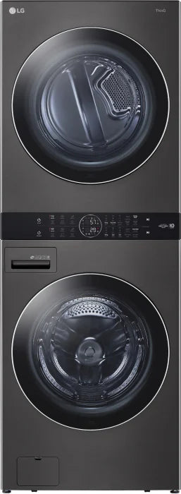 LG WKGX201HBA Single Unit Front Load LG WashTower™ with Center Control™ 4.5 cu. ft. Washer and 7.4 cu. ft. Gas Dryer