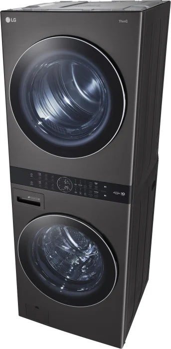 LG WKGX201HBA Single Unit Front Load LG WashTower™ with Center Control™ 4.5 cu. ft. Washer and 7.4 cu. ft. Gas Dryer