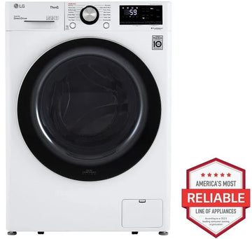 LG WM1455HWA 2.4 cu.ft. Smart wi-fi Enabled Compact Front Load Washer with Built-In Intelligence