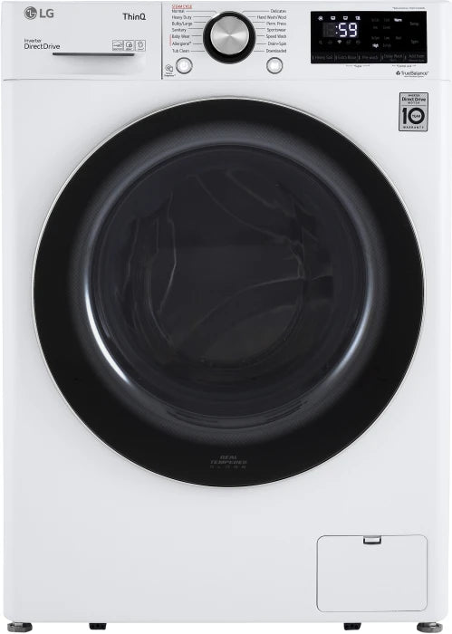 LG compact Washer and with Autofill Set Electric Dryer - WM1455HWA DLHC1455W