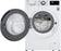 LG compact Washer and with Autofill Set Electric Dryer - WM1455HWA DLHC1455W