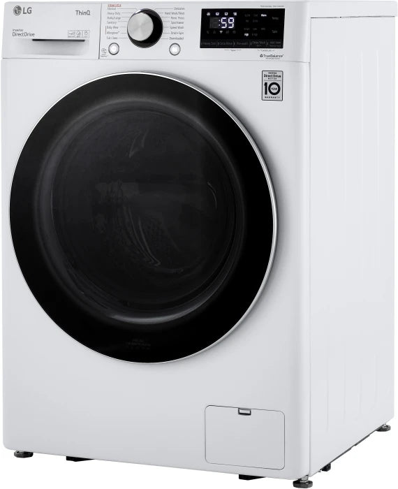 LG compact Washer and with Autofill Set Electric Dryer - WM1455HWA DLHC1455W