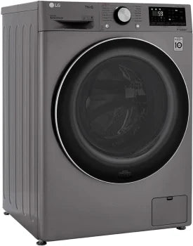 LG WM3555HVA 2.4 cu.ft. Smart wi-fi Enabled Compact Front Load All-In-One Washer/Dryer Combo with Built-In Intelligence