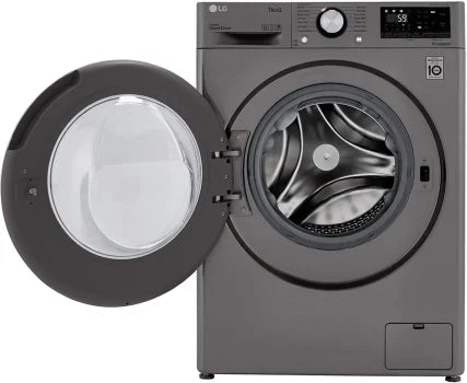 LG WM3555HVA 2.4 cu.ft. Smart wi-fi Enabled Compact Front Load All-In-One Washer/Dryer Combo with Built-In Intelligence
