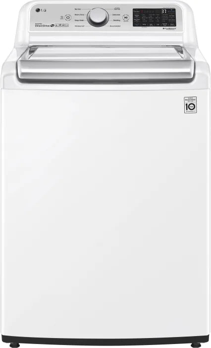 LG WT7305CW 5.6 cu. ft. Mega Capacity Smart WiFi Enabled Top Load Washer with Agitator and TurboWash3D™ Technology