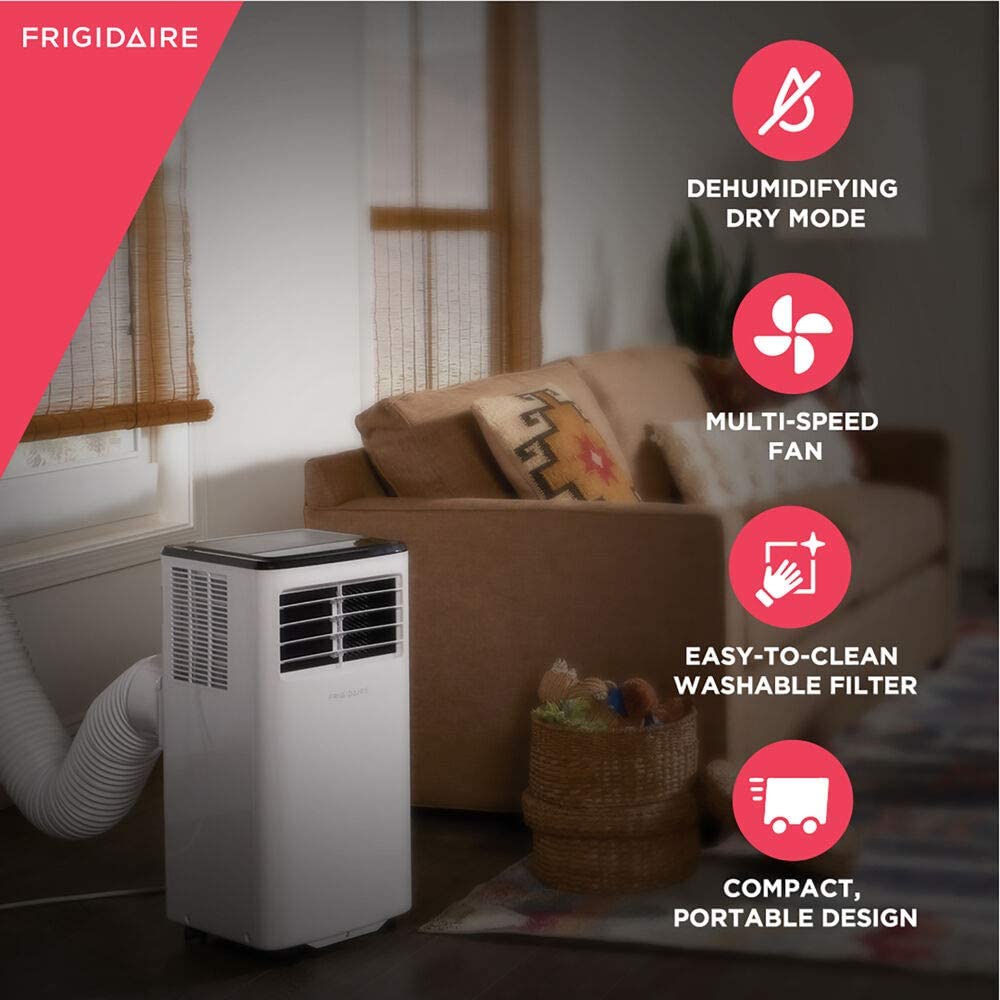 Frigidaire 8,000 BTU Portable Room Air Conditioner with Dehumidifier Mode