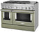KitchenAid KFDC558JAV 48" Smart Commercial-style Dual Fuel Range With Griddle in Avocado Cream