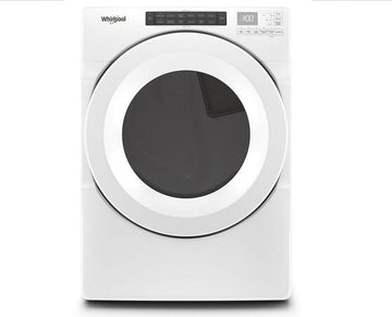 Whirlpool WGD560LHW 7.4 Cube Feet Front Load Long Vent Gas Dryer With Intuitive Controls In White