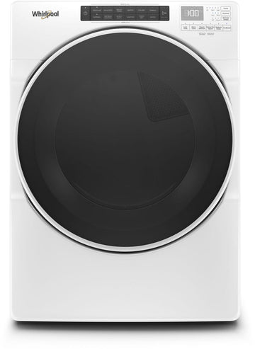 Whirlpool WGD6620HW 7.4 Cube Feet Front Load Gas Dryer with Steam Cycles In White