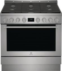 Electrolux 36'' Dual-Fuel Freestanding Range ECFG3668AS