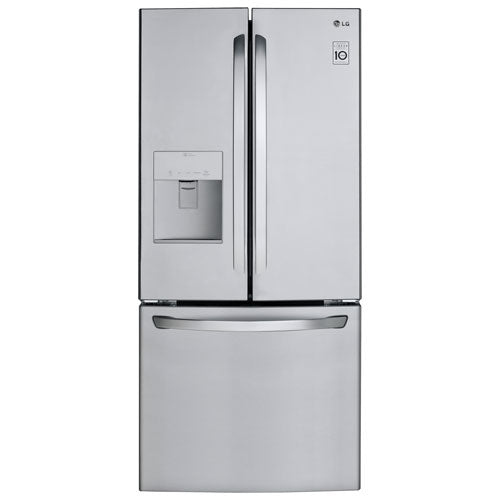 LG 30'' wide French Door Refrigerator Ice & Water Dispenser - LRFWS2200S