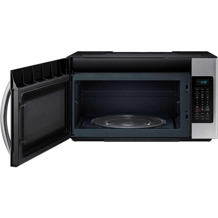 Samsung ME18H704SFS/AC 1.8 cu.ft Over the Range Microwave with Simple Clean Filter in Stainless Steel