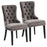 Inspire 202-080GY Rizzo Side Chair, set of 2 in Grey