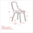 World Wide 202-182BG Cora Side Chair, set of 2 in Beige
