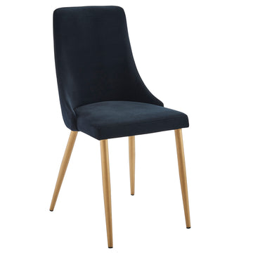 Inspire 202-353BK Carmilla Side Chair, set of 2 in Black