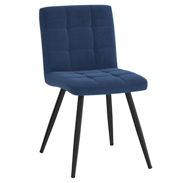 Inspire 202-476BLU Suzette Side Chair, Set Of 2 In Blue