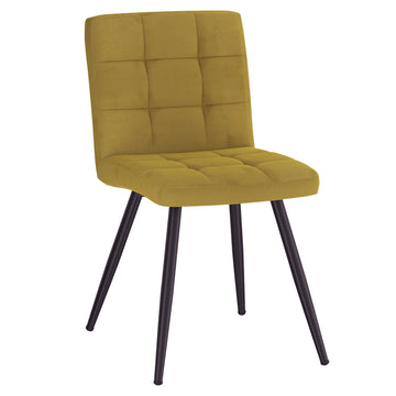 Inspire 202-476MUS Suzette Side Chair, Set Of 2 In Mustard