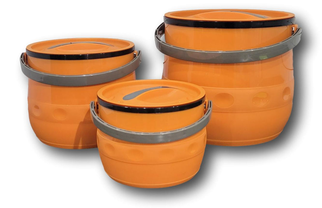 3 Pack Food Container Set. Keep Food Warm for 4 hrs and Cold upto 6 hrs