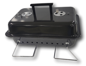 Portable Charcoal Grill with Lid Folding Tabletop BBQ Grill Barbecue