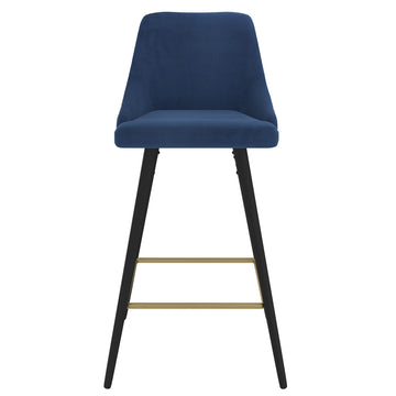Inspire Roxanne II 203-531BL 26-Inch Counter Stool, Set Of 2 In Blue