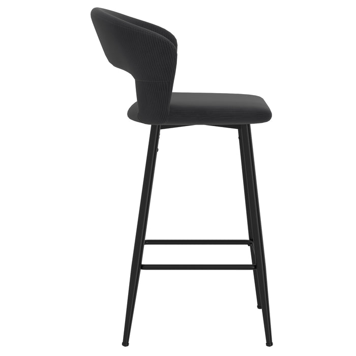 Inspire Camile 203-532CH 26-Inch Counter Stool, Set Of 2 In Charcoal