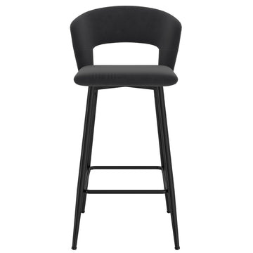 Inspire Camile 203-532CH 26-Inch Counter Stool, Set Of 2 In Charcoal
