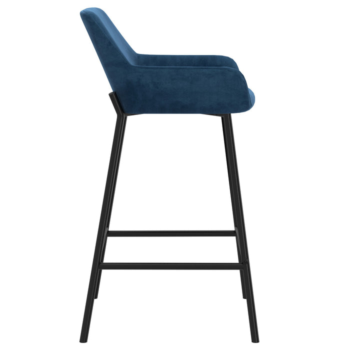 Inspire Baily 203-541BLU 26-Inch Counter Stool, Set of 2 In Blue