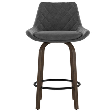 Inspire Kenzo 203-544GY 26-Inch Counter Stool, Set Of 2 In Grey