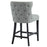 Inspire Parker 203-944LG/CF 26-Inch Counter Stool, Set Of 2 In Grey/Coffee Leg
