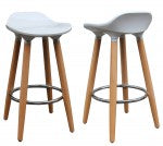 Inspire Trex 203-990WT 26-Inch Counter Stool, Set of 2 In White
