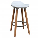 Inspire Trex 556-094BK 26-Inch Counter Stool, Set Of 2 In White