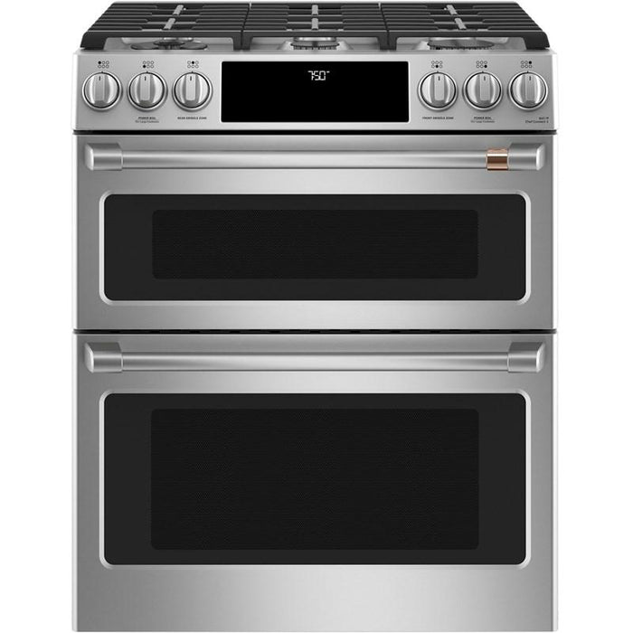 GE Cafe CCGS750P2MS1 30-InchSlide-In Front Control Gas Double Oven