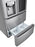 LG LRMVC1803S 33'' Counter Depth 4-Door Refrigerator, 18.3 cu.ft. In Stainless Steel