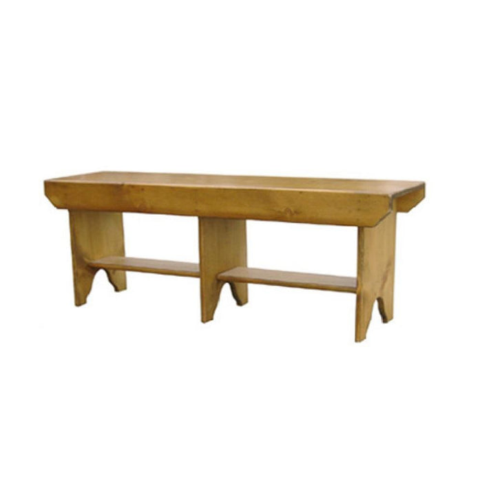 Timber Creek 245 Handcrafted 4-FT Bucket Bench Authentic Canadian Made Rustic Pine Furniture (Shipping 4 to 7 Weeks)
