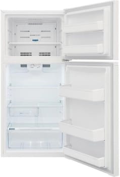 Frigidaire FFHT1425VW 13.9 Cu. Ft. Top Freezer Refrigerator in White