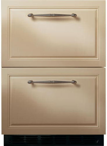 Monogram ZIDI240HII 24 Inch Built-in Double-Drawer Compact Refrigerator in Panel Ready - Refrigerator - Monogram - Topchoice Electronics