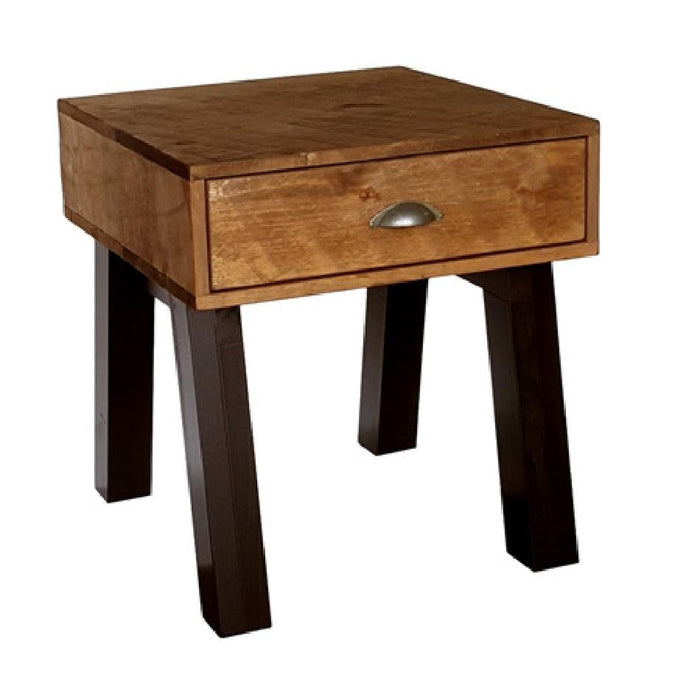 Timber Creek-362 Handcrafted Hudson End Table Authentic Canadian Made Rustic Pine Furniture (Shipping 4 to 7 Weeks)