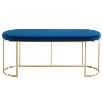 Inspire Perla 401-555BL Bench In Blue/Gold