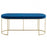 Inspire Perla 401-555BL Bench In Blue/Gold