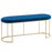 Inspire Perla 401-555BL Bench In Blue/Gold