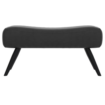 Inspire Carson 401-690GY Genuine Leather Bench In Vintage Grey