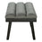 Inspire Paolo 401-691GY/CF Bench In Grey/Coffee Legs