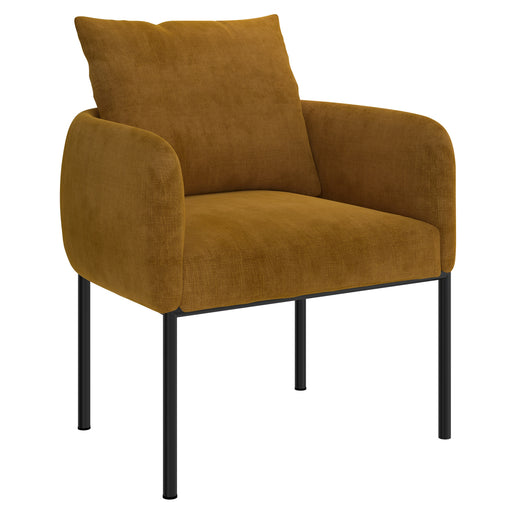 Inspire 403-556MUS/BK Petrie Accent Chair In Mustard With Black Leg