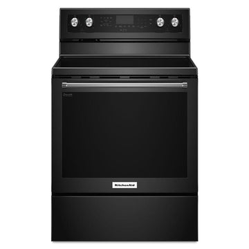 KitchenAid YKFEG500EBS Freestanding Electric Convection Range - Black Stainless Steel - Range - KitchenAid - Topchoice Electronics