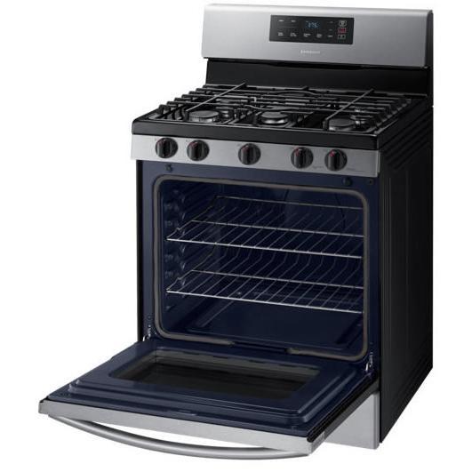 Samsung NX58M3310SS/AC 5.8 cu.ft.Gas Range with Large Capacity in Stainless Steel