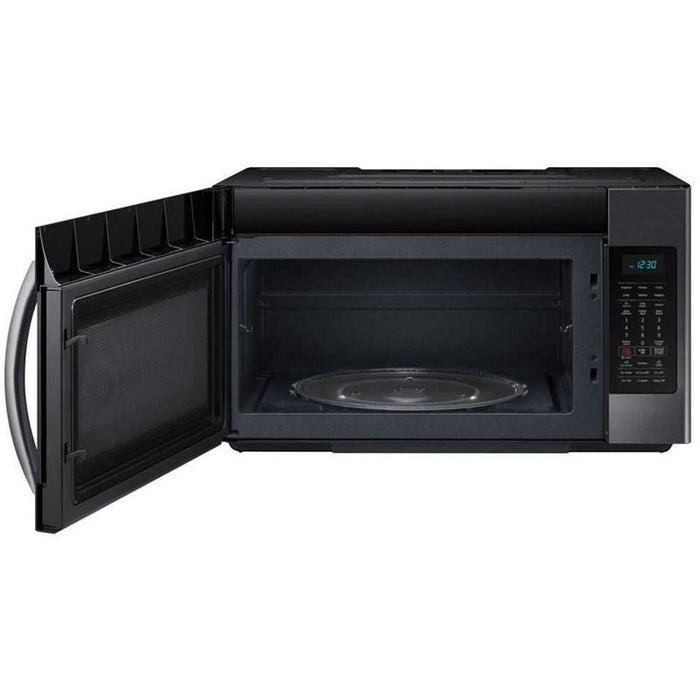 Samsung ME18H704SFG/AC 1.8 Cu. Ft. Over-the-Range Microwave in Black Stainless Steel