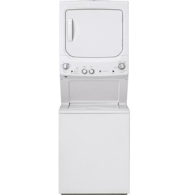 GE GUD24ESMMWW Unitized Spacemaker Washer and Electric Dryer - White - Laundry Pair - GE - Topchoice Electronics