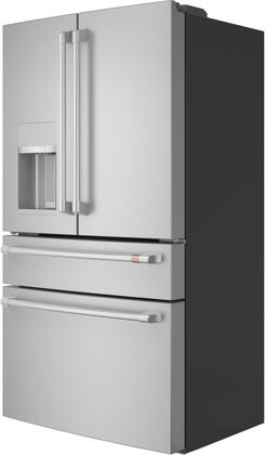 GE Cafe CXE22DP2PS1 22.3 cu. ft. Smart Four-Door French Door Refrigerator in Stainless Steel