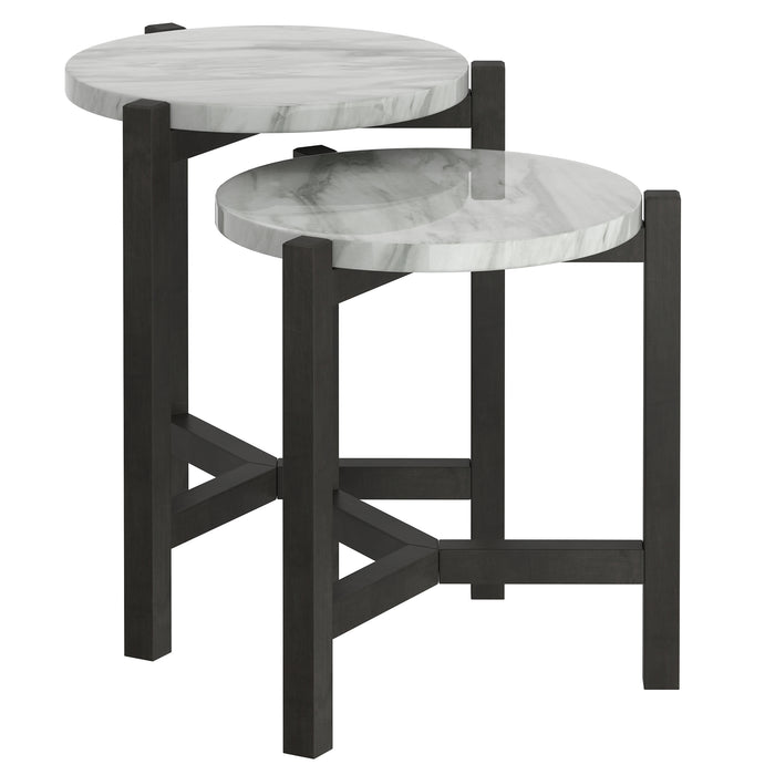 Inspire 501-548GY Pascal Accent Table in Grey