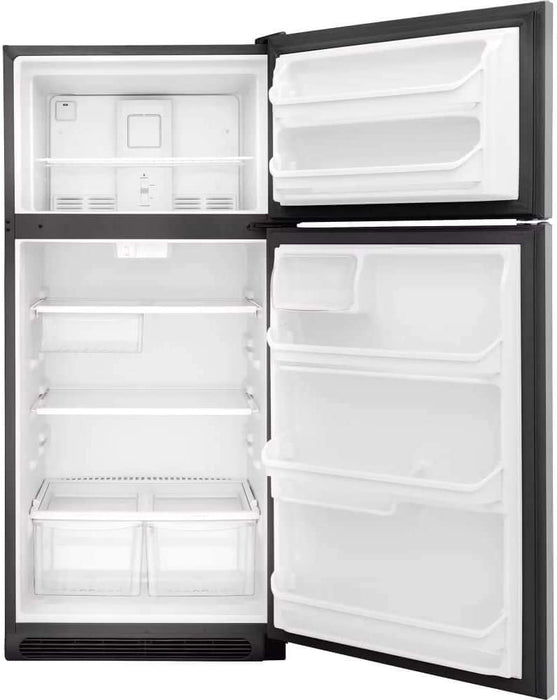 Frigidaire 18 Cu. Ft. Stainless Steel Top Freezer Refrigerator FFTR1821TS